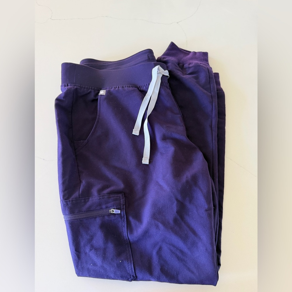Figs Purple Jam Jogger Pants - size large